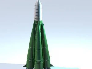 sputnik rocket r 7 semyorka 3D Model