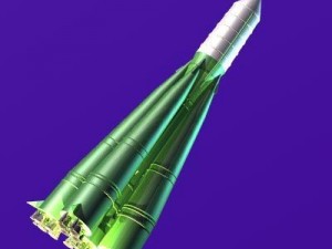 sputnik rocket r 7 semyorka Modelo 3D