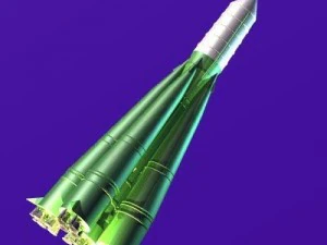 sputnik rocket r 7 semyorka 3D Model