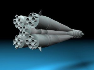 sputnik rocket r 7 semyorka Modelo 3D