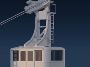 cableway wagons Model 3D