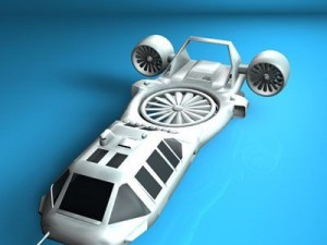 sci fi vstol vehicle 3D Модель
