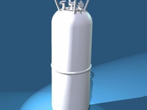 balloon basket and gas tank Modelo 3D