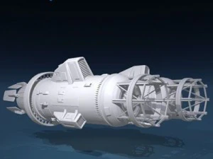 spaceship engines 2 3D Model