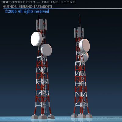 mast phone 3D Model .c4d .max .obj .3ds .fbx .stl .blend 