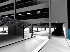 car parking building 3D Модель