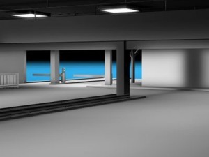 car parking building 3D Модель