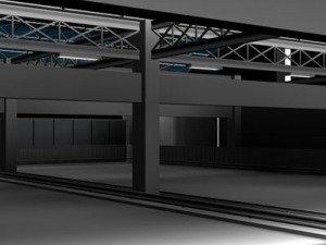 car parking building 3D Модель