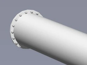 gas oil heat pipeline 3D Model