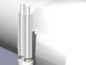 gas oil heat pipeline 3D Model