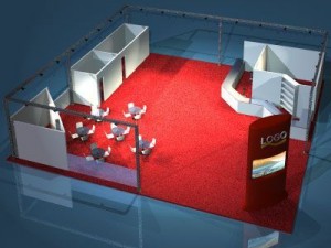 fair stand 3D Model
