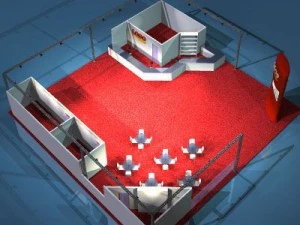 fair stand 3D Model