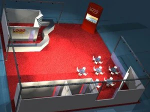 fair stand 3D Model