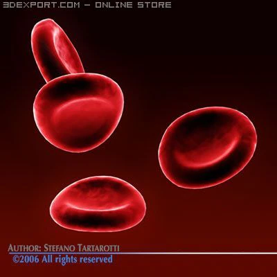 red blood cells 3D Model .c4d .max .obj .3ds .fbx .stl .blend