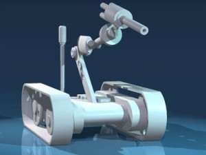 robot bomb Modelo 3D