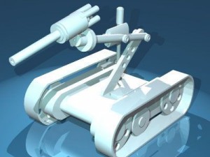 robot bomb Modelo 3D