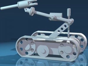 robot bomb Modelo 3D