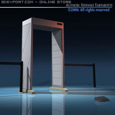 금속 탐지기 3D 모델 .c4d .max .obj .3ds .fbx .stl .blend 