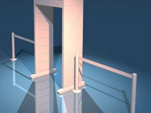 금속 탐지기 3D 모델