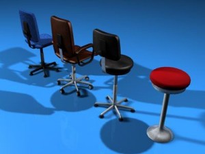office chairs collection Model 3D