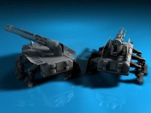 guntank 3D Model
