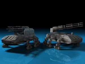guntank 3D Model
