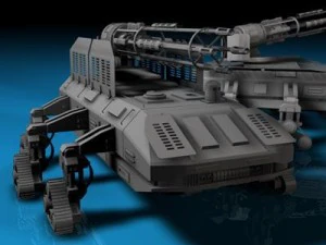 guntank 3D Model
