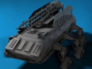 guntank 3D Model