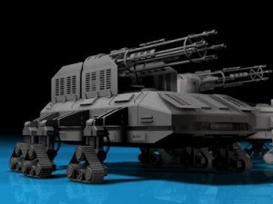 guntank 3D Model