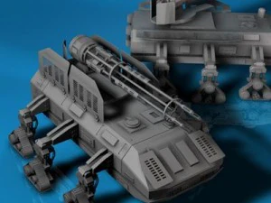 guntank 3D Model