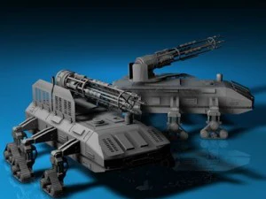 guntank 3D Model