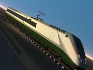 etr500 high speed train Modelo 3D