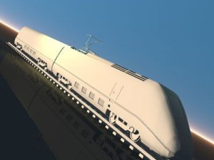 etr500 high speed train 3D Модель