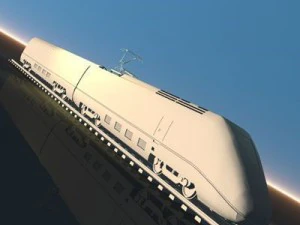 ETR500 हाई स्पीड ट्रेन 3D मॉडल