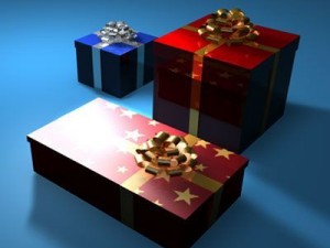 gift boxes 3D Model