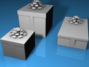 gift boxes 3D Model