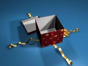 open gift box 3D Model