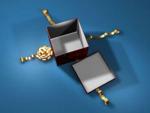 open gift box 3D Model