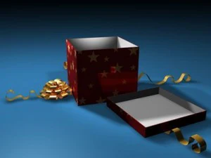 open gift box 3D Model