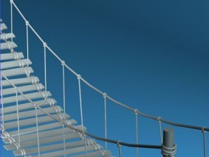 rope bridge Modelo 3D
