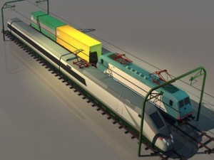 trains set 3D Model