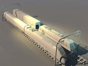 Z&uuml;ge eingestellt 3D Modell