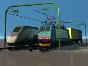 trains set 3D Model