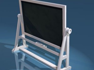 old school blackboard Model 3D