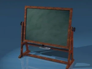 old school blackboard 3D Model