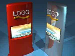 promo screens tower 3D Model