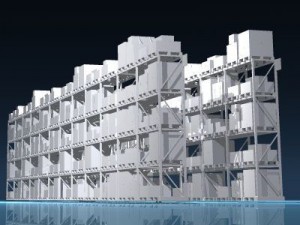 depot shelves Modèle 3D