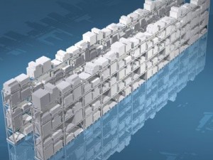 depot shelves Model 3D