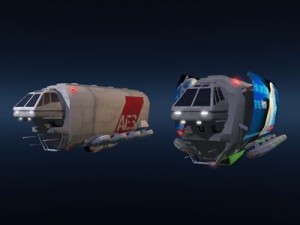 sci fi truck 3D Model