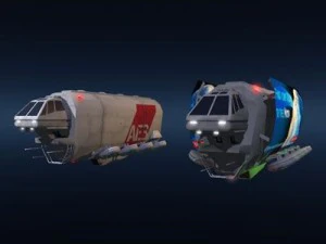 sci fi truck 3D Model